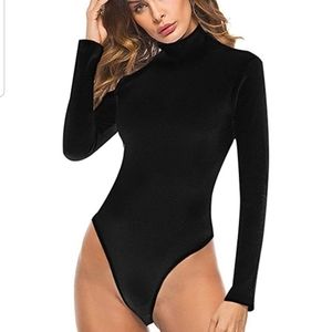 Black Long Sleeved Bodysuit